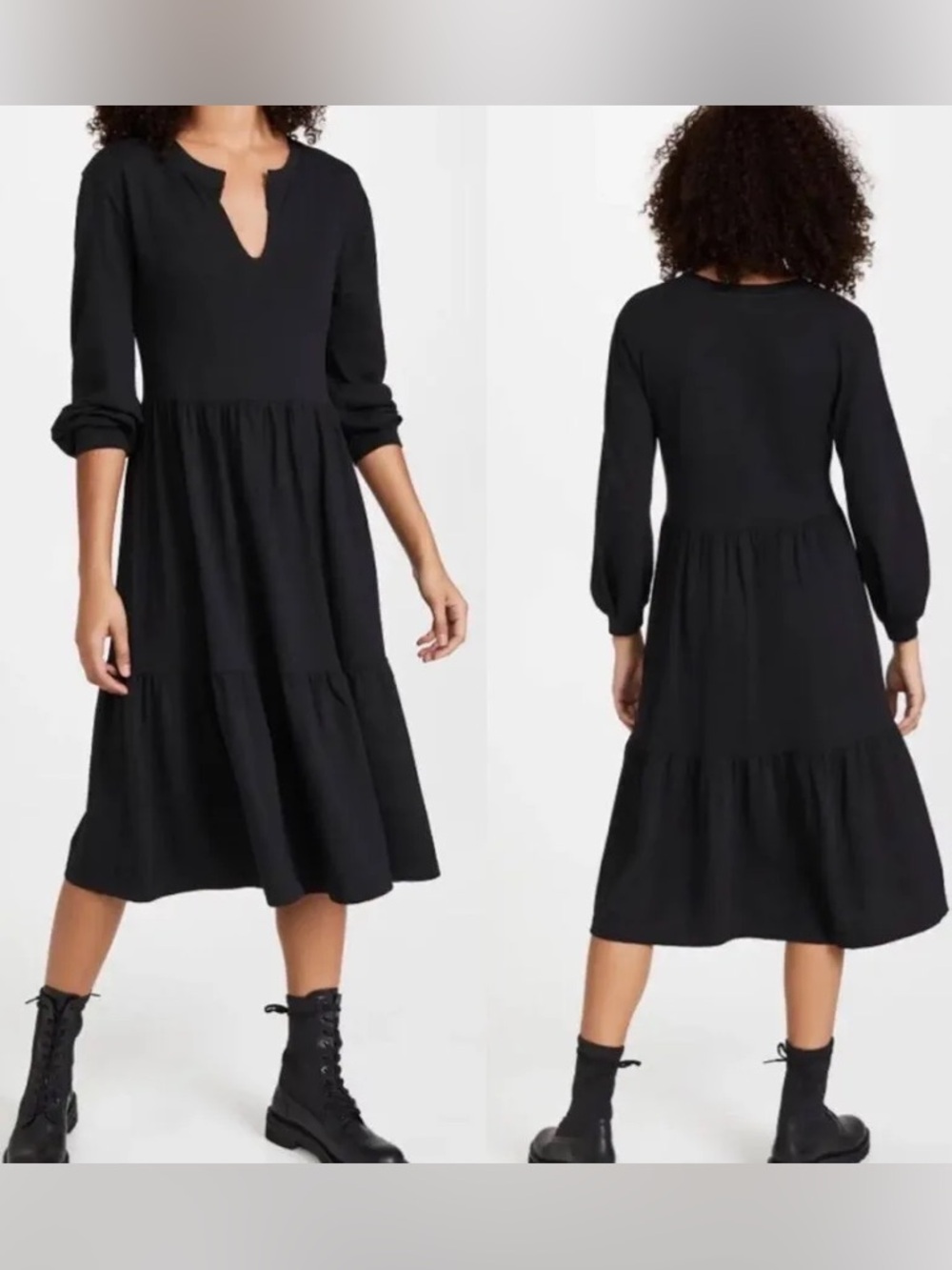 Nation LTD Tavin Dress In Black Size Large
